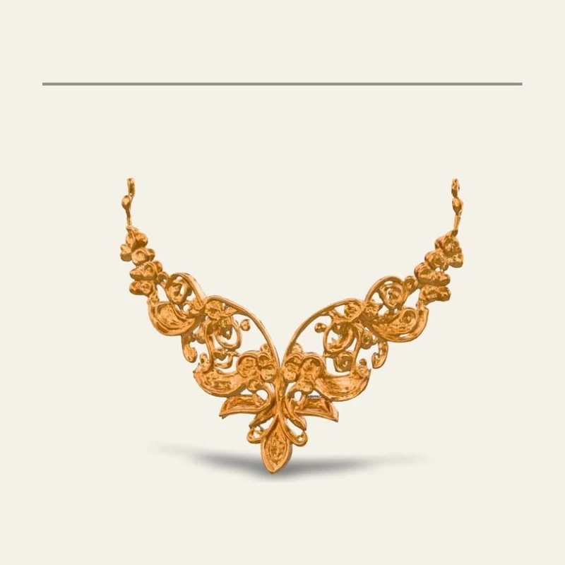 Filigree Gold Collar