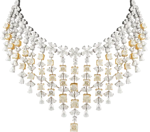 Diamond Cascade Bib