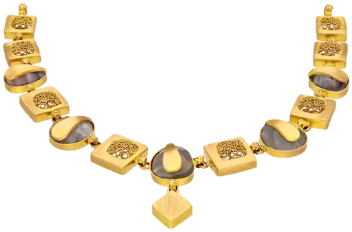 Filigree Squares Necklace