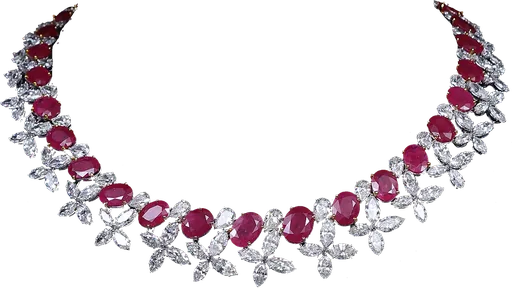 Ruby Blossom Collar