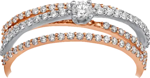 Criss-Cross Diamond Band